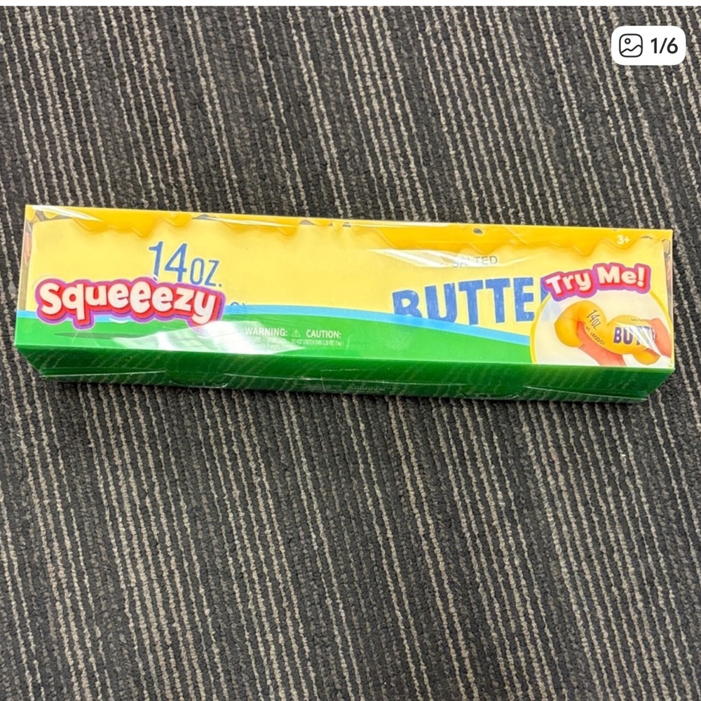 Butter Squishy Toy - Yellow
